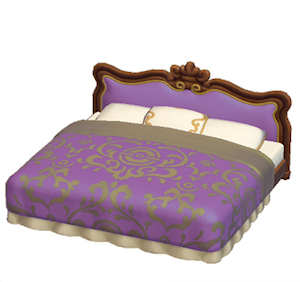 Purple Antique bed