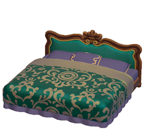 Plum Antique bed