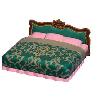 Pink Antique bed