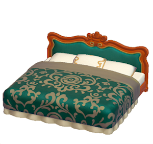 Red Antique bed