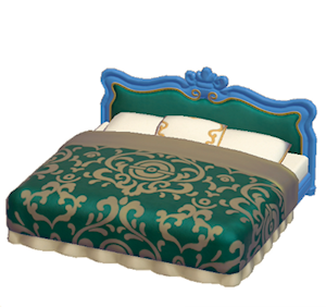 Blue Antique bed