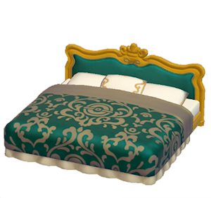 Yellow Antique bed