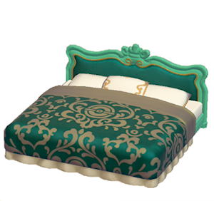 Aquamarine Antique bed