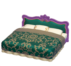 Purple Antique bed