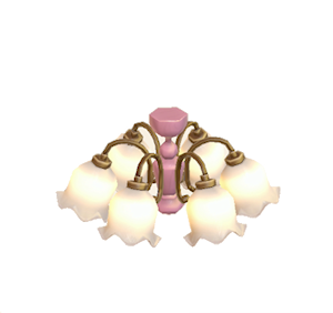 Pink Antique chandelier