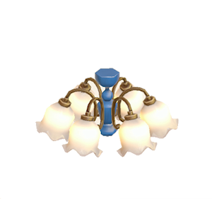 Blue Antique chandelier