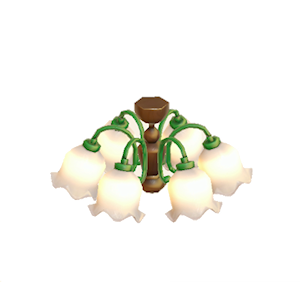 Green Antique chandelier
