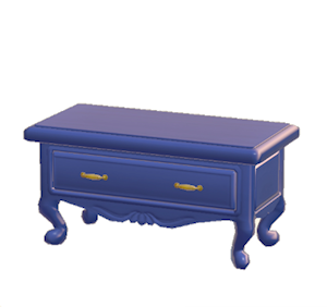 Navy Antique chest