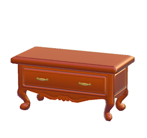Red Antique chest