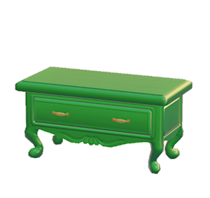 Green Antique chest