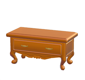 Orange Antique chest