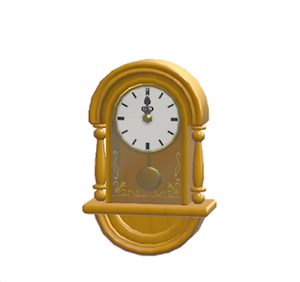 Yellow Antique clock
