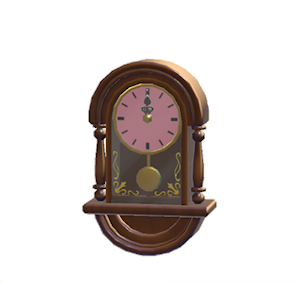 Pink Antique clock