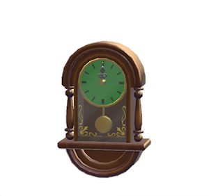 Green Antique clock