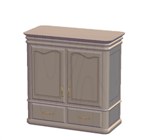 Beige Antique closet