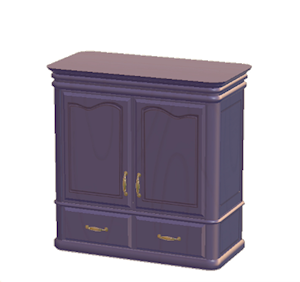 Plum Antique closet