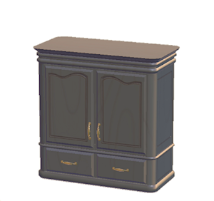 Black Antique closet