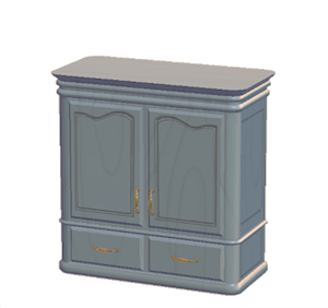 Gray Antique closet