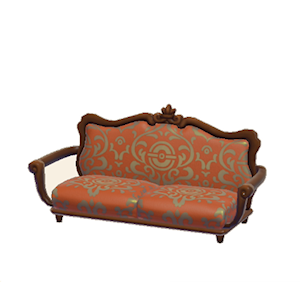 Red Antique sofa