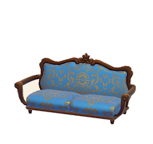 Blue Antique sofa
