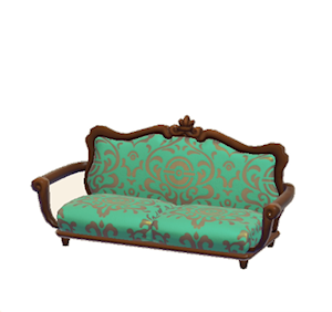 Aquamarine Antique sofa