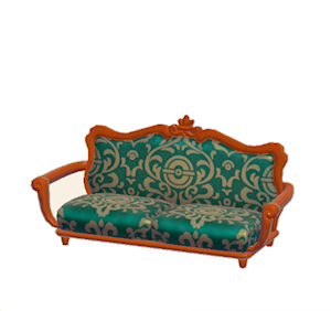Red Antique sofa