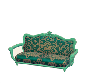 Aquamarine Antique sofa