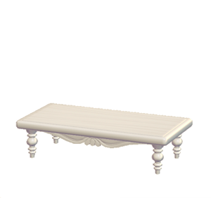 White Antique table