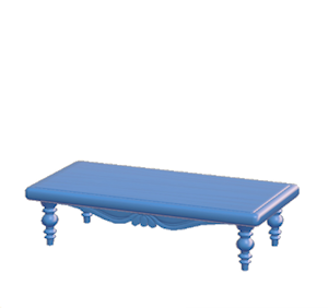 Blue Antique table