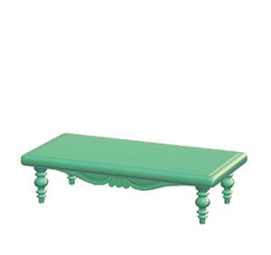 Aquamarine Antique table