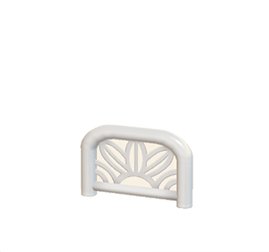 None Arched barrier (leaf pattern)