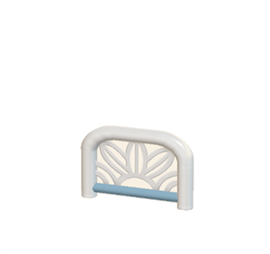 Gray Arched barrier (leaf pattern)