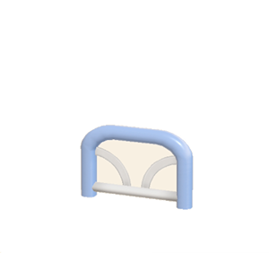 Cyan Arched barrier