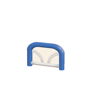 Navy Arched barrier