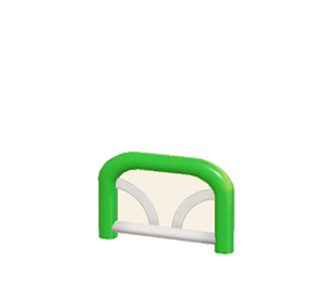 Green Arched barrier
