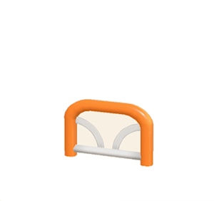 Orange Arched barrier
