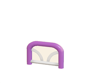 Purple Arched barrier