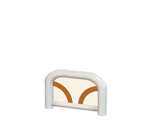 Brown Arched barrier