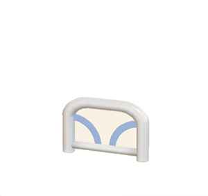 Cyan Arched barrier