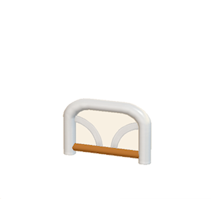Brown Arched barrier