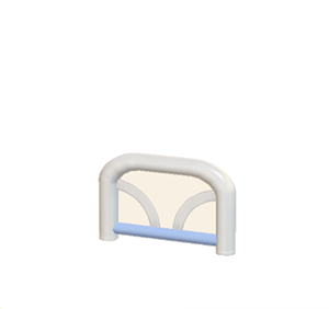Cyan Arched barrier