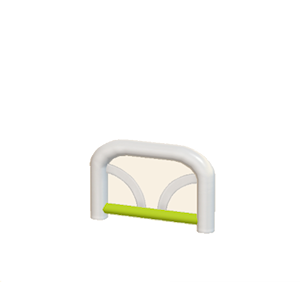 Lime Arched barrier