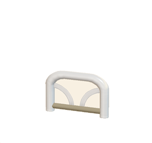 Beige Arched barrier