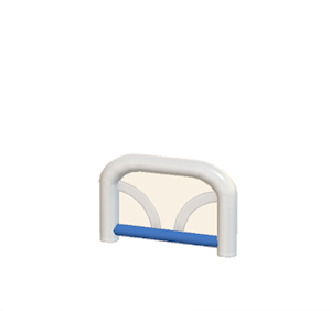 Navy Arched barrier