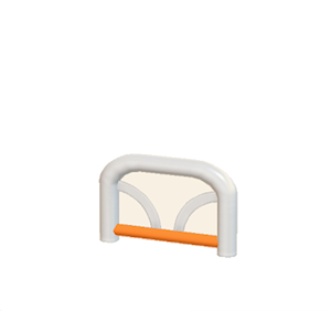 Orange Arched barrier