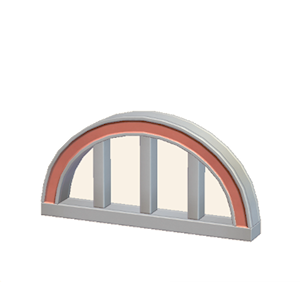 White Arched fencing