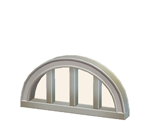 White Arched fencing