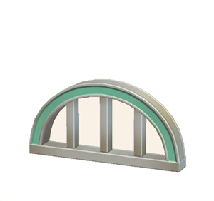 Aquamarine Arched fencing