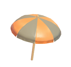 Beige Beach parasol