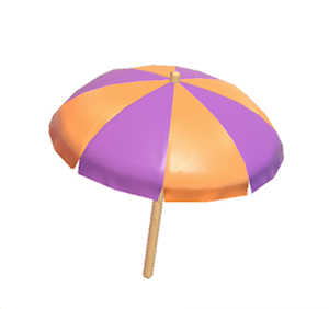 Purple Beach parasol